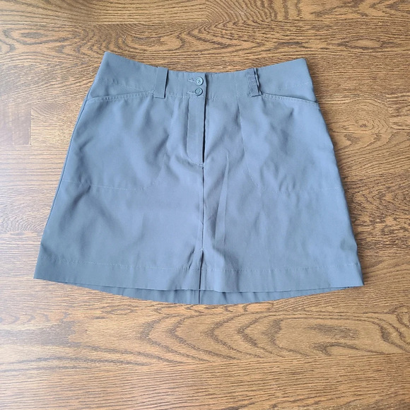 Nike golf skort with pockets women's size 10 gray - Picture 1 of 9